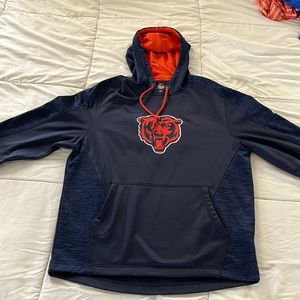 Chicago Bears Majestic dri fit performance hoodie sweatshirt